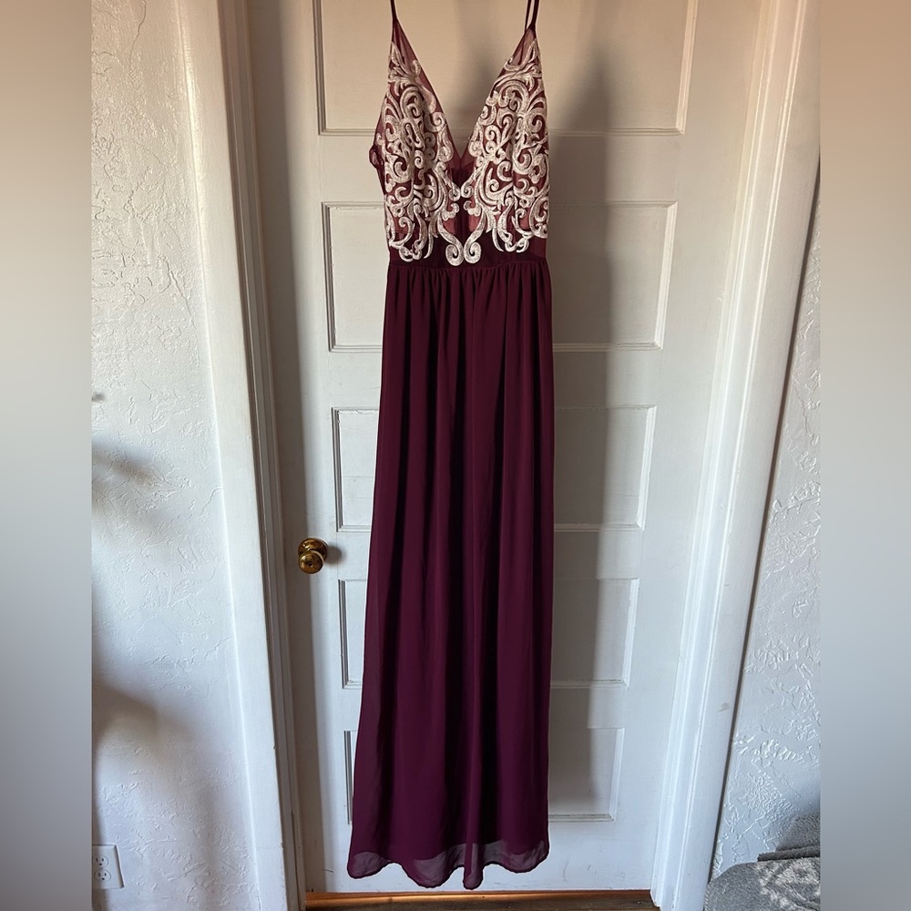 NWT Maroon Maxi Dress